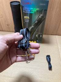 COBA Aluminum Alloy Strong Light Flashlight CB-G400