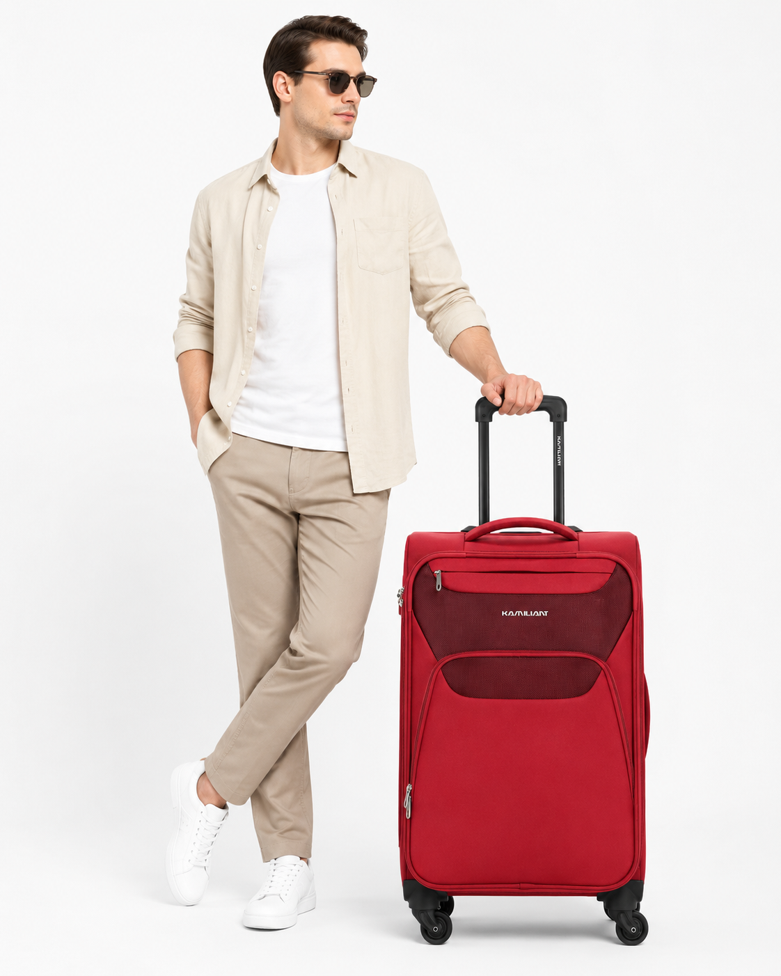 Kamiliant Bali CLX Medium Suitcase – Durable Spinner Luggage with Organized Storage