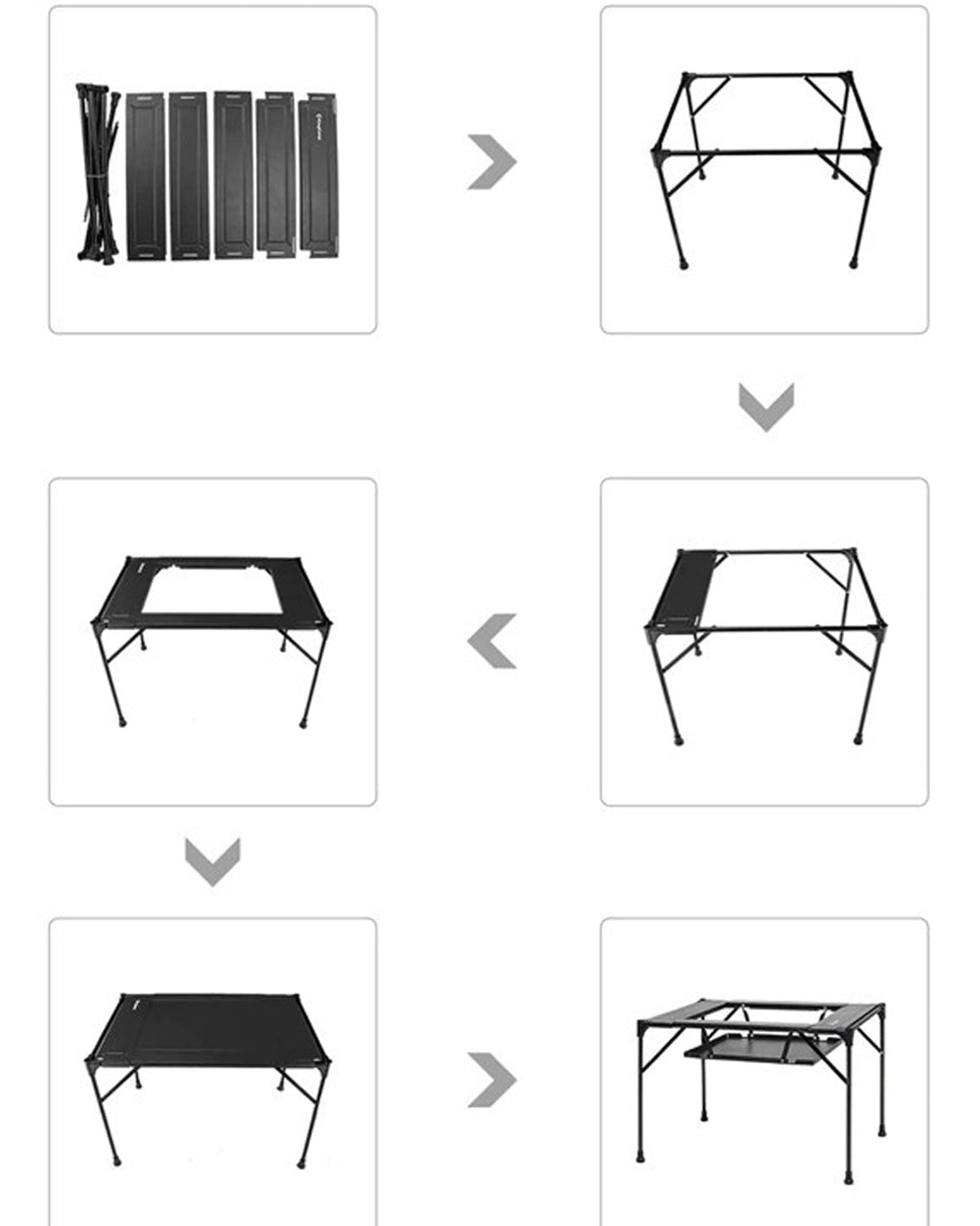 KingCamp Aluminum Alloy BBQ Camping Table KC1911