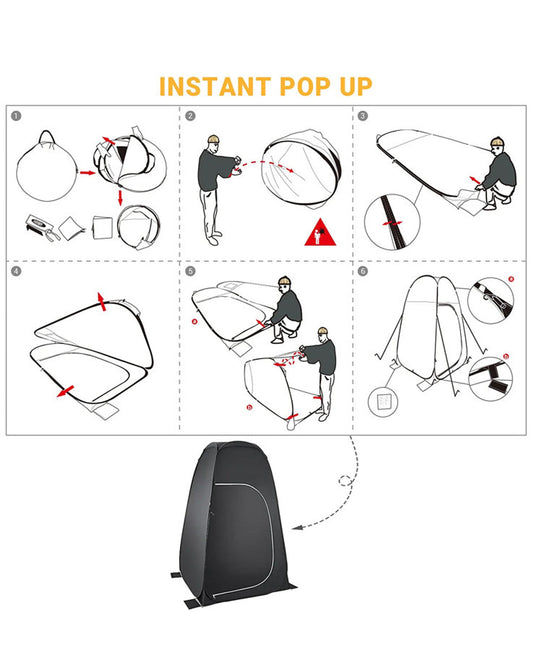 KingCamp Changing Tent Convenience