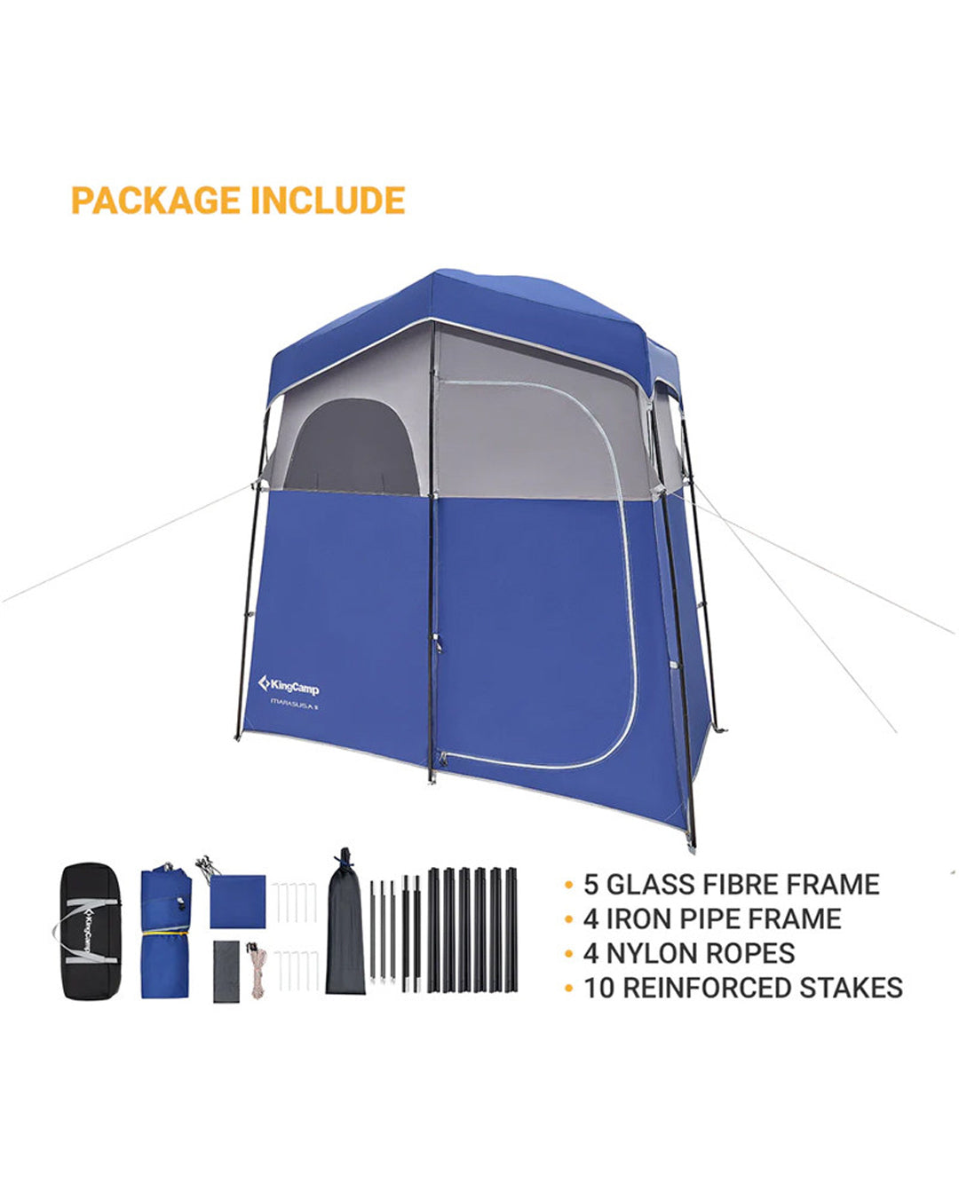 KingCamp Double Shower Tent