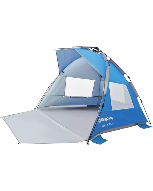 KingCamp Pop Up Tent UPF50+ beach, picnic, garden, camping - Blue KT2108