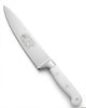 Professional Stainless Steel Chef's Knife - White Handle
