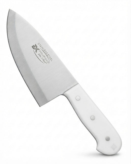Professional Stainless Steel Utility Knife - White Handle