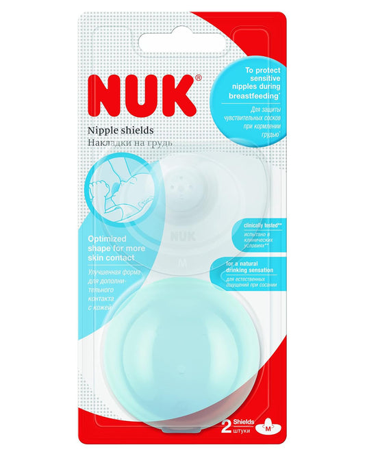NUK NIPPLE SHIELDS SILICONE (S)