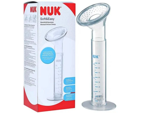 NUK Soft & Easy Manual Breast Pump | Silicone Cushion