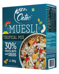 Muesli Tropical Mix 400 gms Ziplock