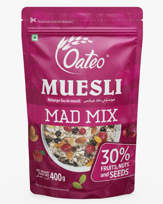 Muesli Tropical Mix 400 gms Ziplock