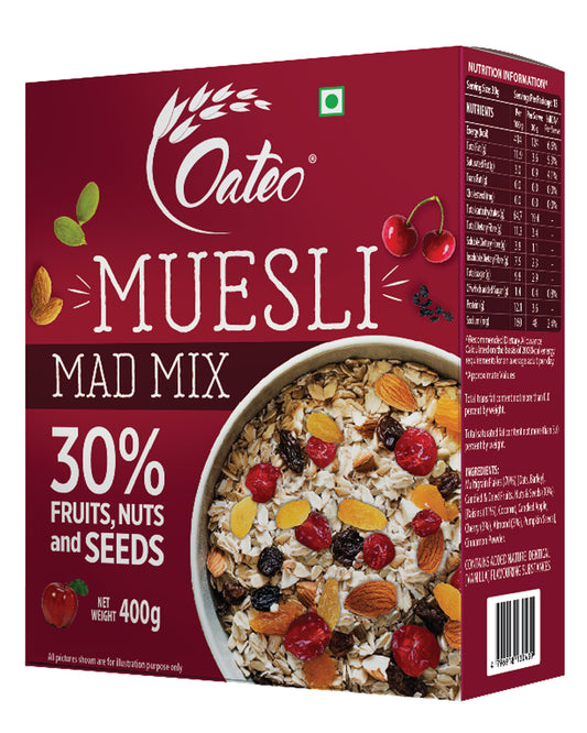 Muesli Tropical Mix 400 gms Ziplock