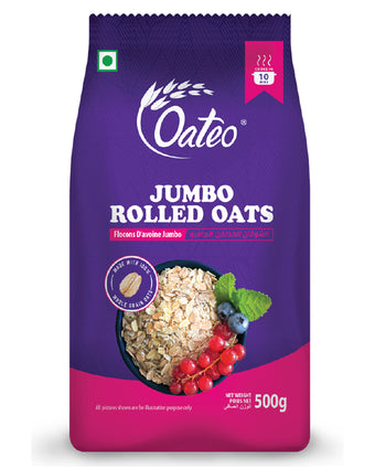 compare product Oateo Rolled Oats 500 gms Pouch