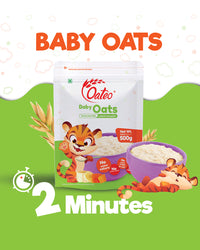 Oateo Baby Oats 500 gms Zip Lock Pouch
