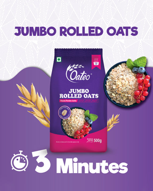 Oateo Rolled Oats 500 gms Pouch