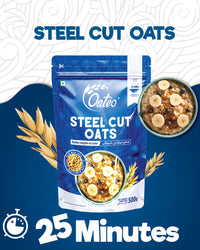 Oateo Steel Cut Oats 500 gms ziplock
