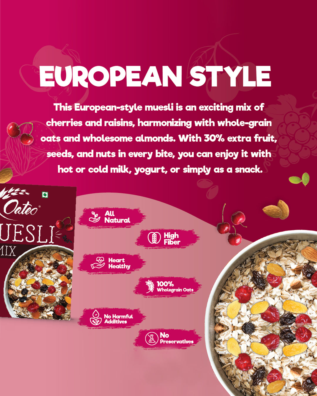 Muesli Tropical Mix 400 gms Ziplock