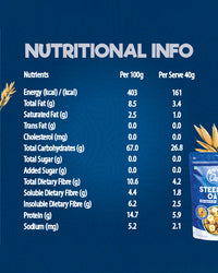 Oateo Steel Cut Oats 500 gms ziplock