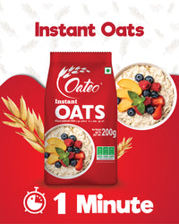 Oateo INSTANT OATS 200 Gms Pouch