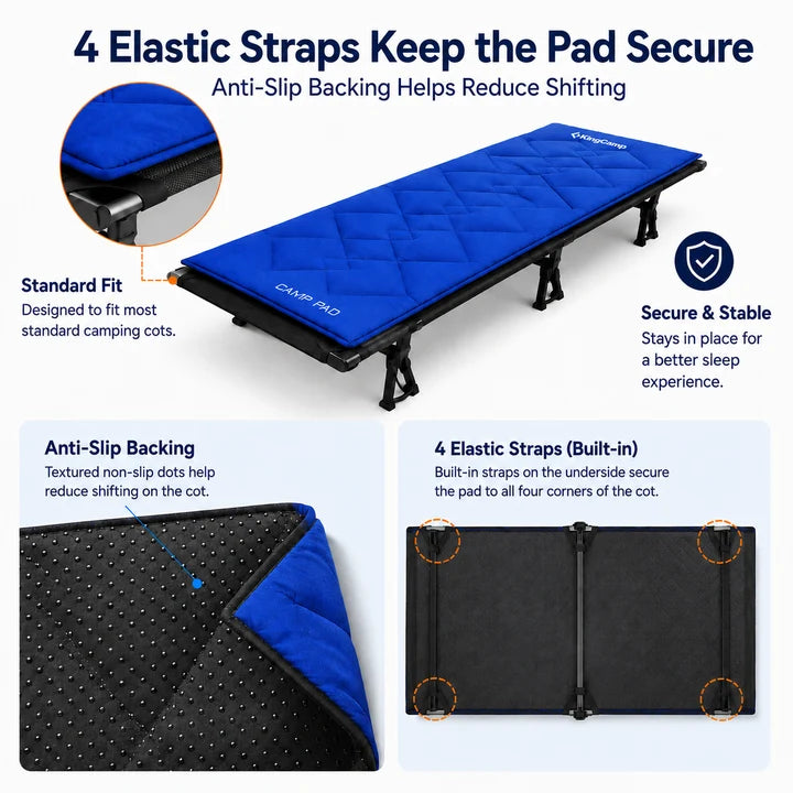 KingCamp Camp Pad L KM2002 Navy