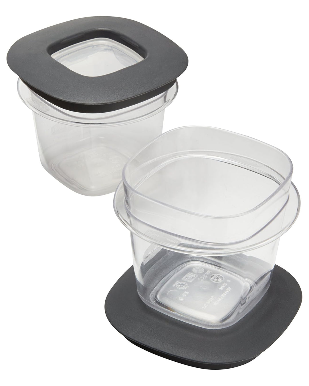 Rubbermaid 0.5 Cups Premier 2 Pack Grey