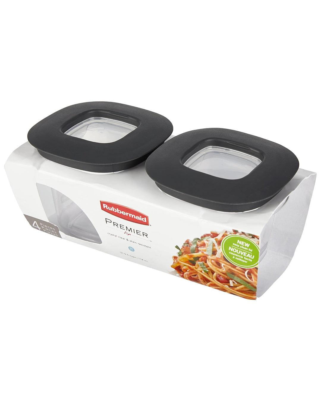Rubbermaid 0.5 Cups Premier 2 Pack Grey