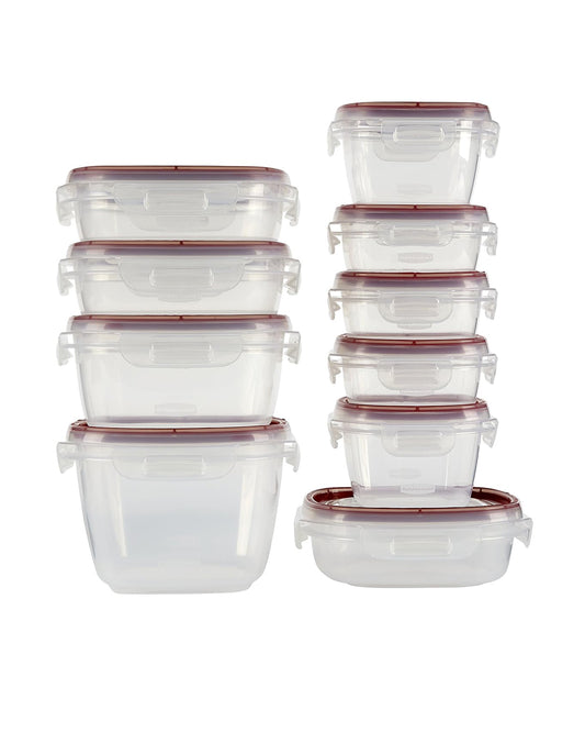 Rubbermaid 12 Piece Lock-Its Food Storage Set