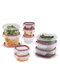 Rubbermaid 20 Pieces Lock-Its Set Food Storage Container