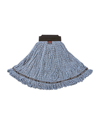 compare product Rubbermaid Commercial Maximizer™ Large Blend Wet Mop, Universal Headband, Blue