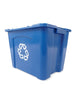 Rubbermaid Commercial Recycling Box 14 Gal Blue