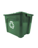 Rubbermaid Commercial Recycling Box 14 Gal Green