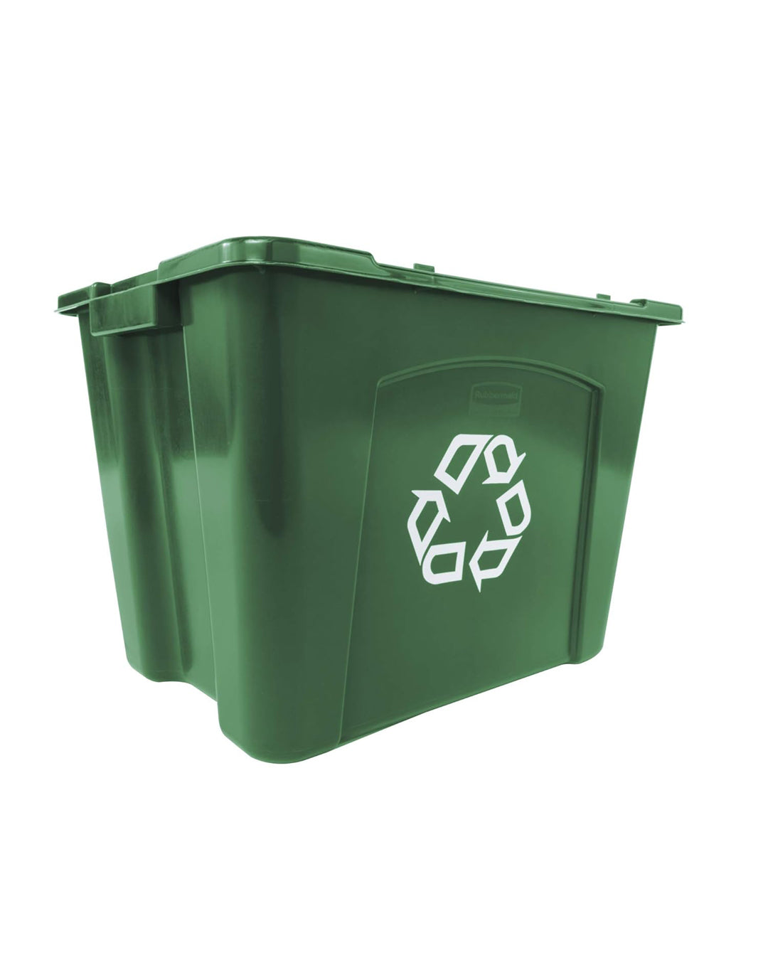 Rubbermaid Commercial Recycling Box 14 Gal Green