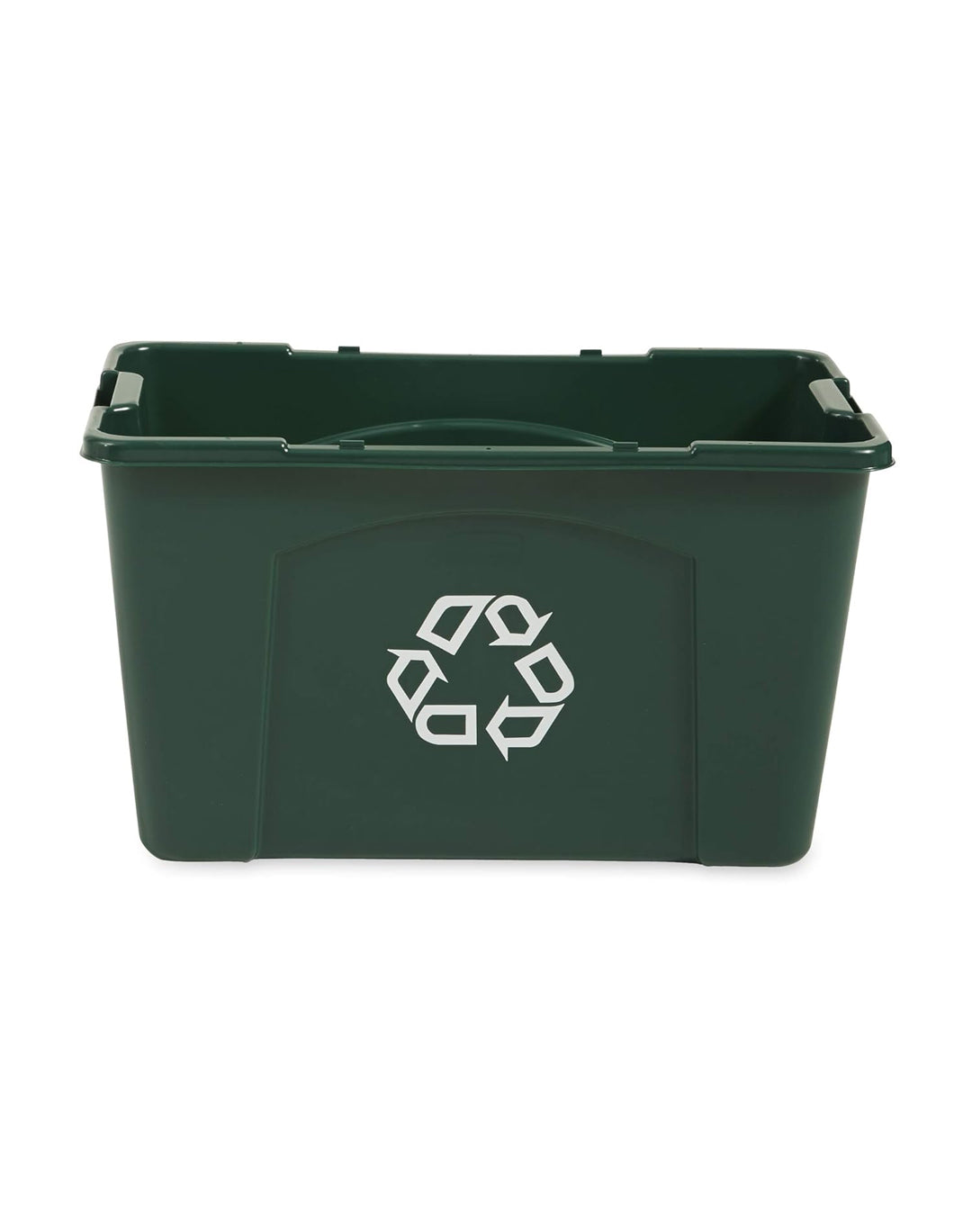 Rubbermaid Commercial Recycling Box 18 Gal Green