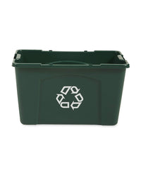 Rubbermaid Commercial Recycling Box 18 Gal Green