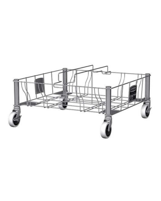 Rubbermaid Commercial Slim Jim® Double Stainless-Steel Dolly