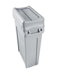 Rubbermaid Commercial Slim Jim® Swing Lid Beige