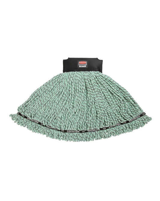 Rubbermaid Commercial Wash & Clean Mop For Maximizer Medium Wet Mop, Green
