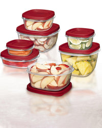 Rubbermaid Easy Find Lids Square 1/2-cup Food Storage Container (Pack of 2 Cups)