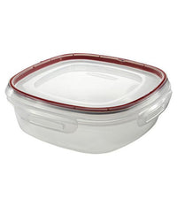 Rubbermaid Lock-its 9-Cup Square Food-Storage Container with Lid