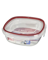 Rubbermaid Lock-its 9-Cup Square Food-Storage Container with Lid