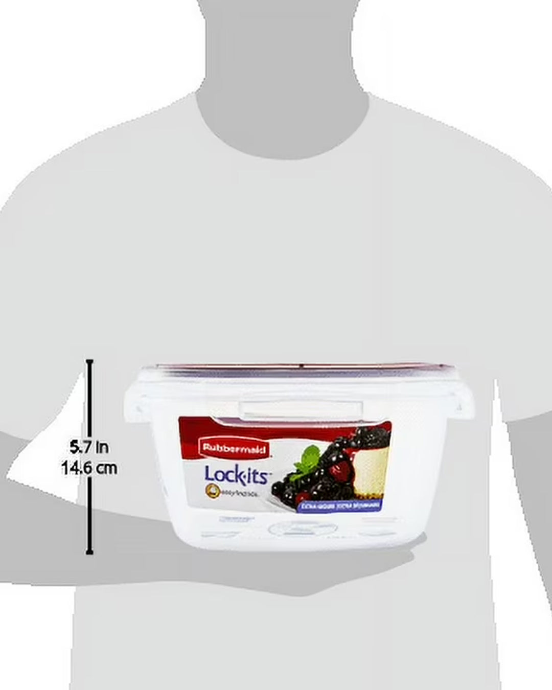 Rubbermaid Lock-its Easy Find Lids - 2.5 Gal