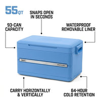 Coleman Snap ’N Go  Series 35QT, 45QT & 55QT Collapsible Cooler