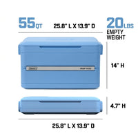 Coleman Snap ’N Go  Series 35QT, 45QT & 55QT Collapsible Cooler