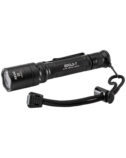 SureFire EDCL2-T Handhelds/Everyday Carry Light, Black, 1,200 Lumen, Pack of 1