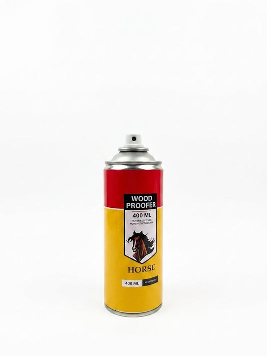 Horse Wood Proofer Spray 400ml | Wood Protection Spray for Interior & Exterior | Wood Protector & Proofing Spray