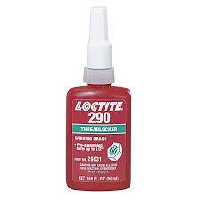 compare product Loctite 290 – Medium/High Strength Wicking Grade Threadlocker