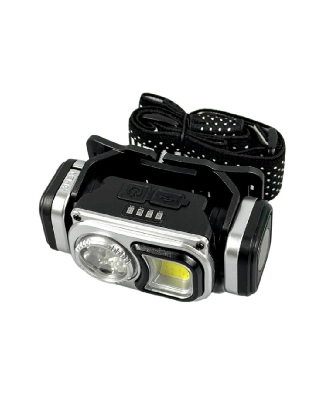 Rechargeable LED Headlamp With 5LED + COB Light | Type-C Charging Outdoor Head Torch