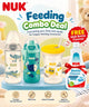 NUK Baby Feeding Combo – 3-Piece Bottle & Straw Cup Set + FREE Bottle Cleanser