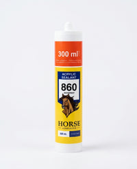 Horse 860 Waterproof Acrylic Sealant & Adhesive (300ml)