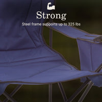 Coleman Quad Camping Chair With Built-In 4-Can Cooler
