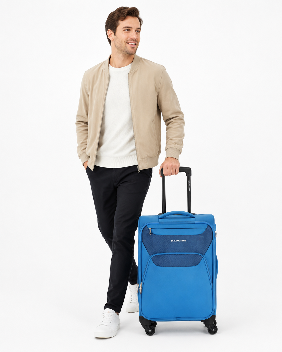 Kamiliant Bali CLX Small Cabin Suitcase (56cm) – Lightweight Carry-On Luggage with Spinner Wheels