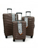 TRAVELIGE Velocity 3-Piece Luggage Set – Coffee | 55cm, 68cm & 79cm