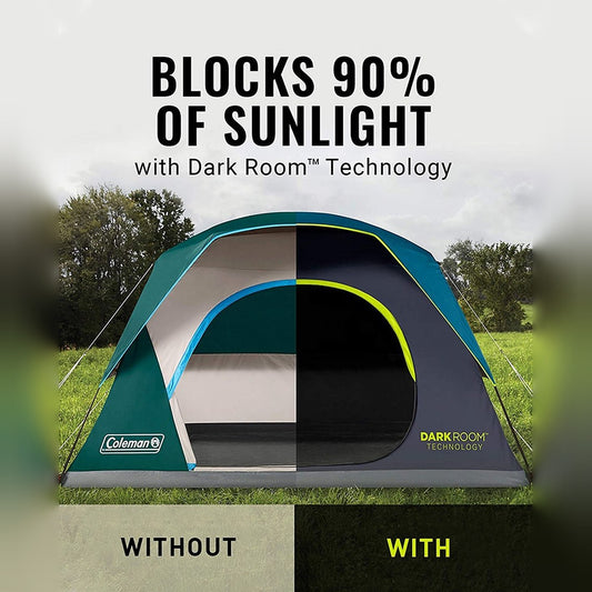 Coleman 8-Person Dark Room  Skydome Camping Tent